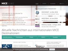 Tablet Screenshot of miceboard.com